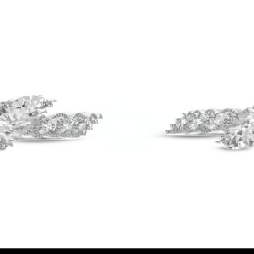 White Gold Bezel Milgrain Engagement Setting (For 1ct Round)