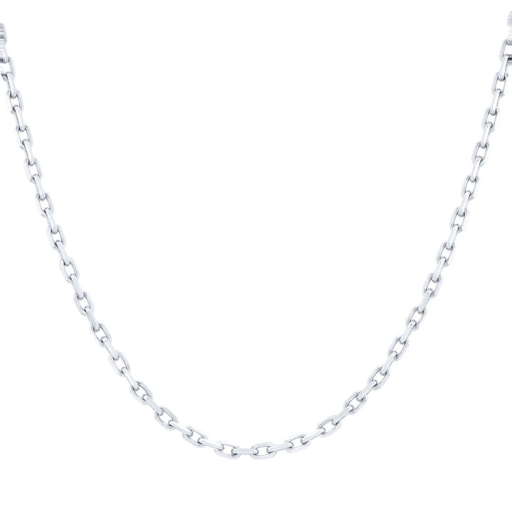 20 inch Cable Chain In White Gold 14K