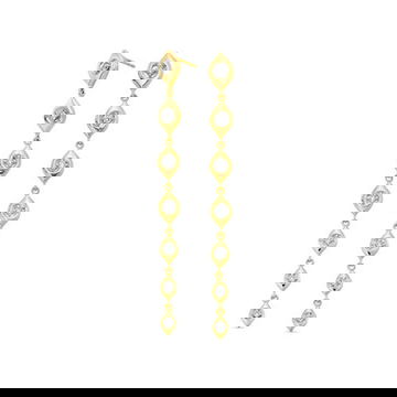 Graduated Round Diamond Dangle Earrings 0