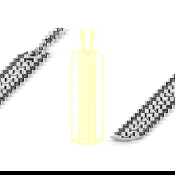 Black Diamond Gold Pave Pendant