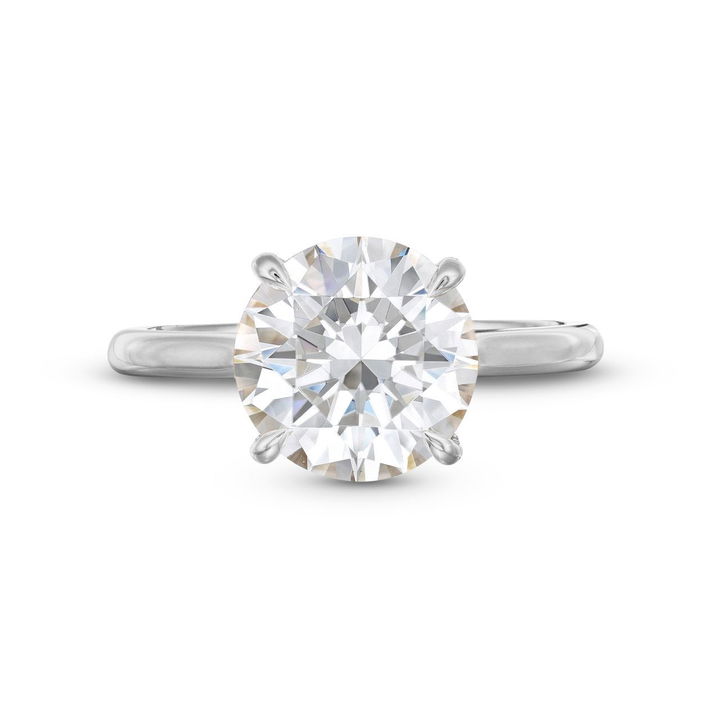 White Gold 18K Michael M. Montage Solitaire Hidden Halo Engagement Setting