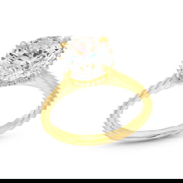 Michael M. Montage Solitaire Hidden Halo Engagement Setting