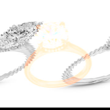 Michael M. Montage Solitaire Hidden Halo Engagement Setting