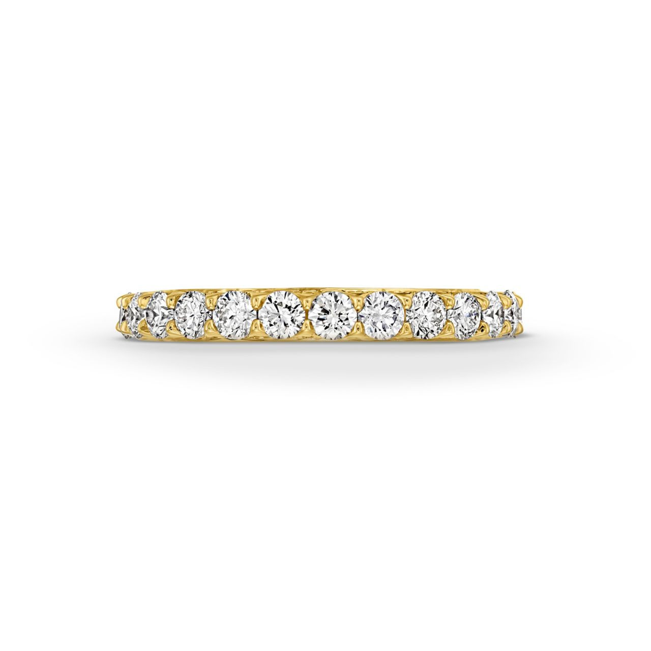 Michael M. V-Prong 3/4 Way Diamond Wedding Band 0