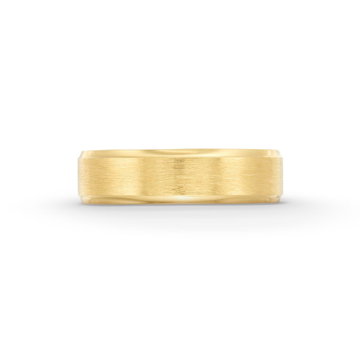 Tacori Classic Bevel Edge Brushed Finish Wedding Band In Rose Gold 18K