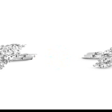Uneek Three Stone Baguette Diamond Engagement Setting