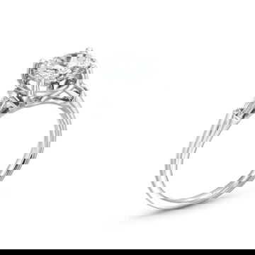 Uneek Three Stone Baguette Diamond Engagement Setting