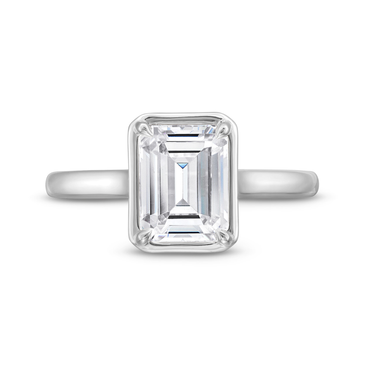 Uneek Under Halo Diamond Engagement Setting 0