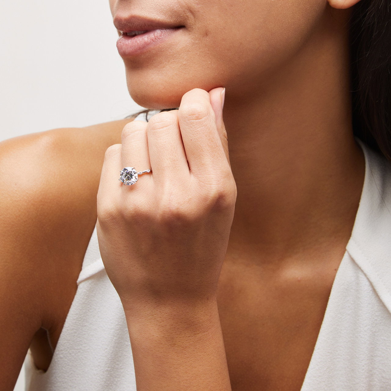 Uneek Six Diamond Engagement Setting 1
