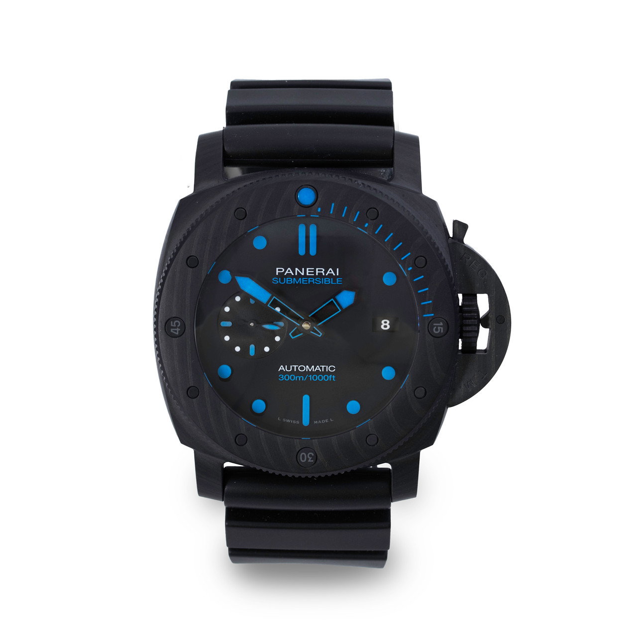 Panerai Submersible 47 Black Dial Watch | Carbotech