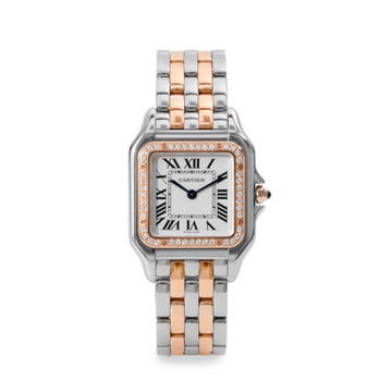 Panthere de Cartier Medium Model Watch | Steel & Rose Gold