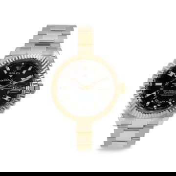Rolex Sky-Dweller 42 Black Dial Watch | Oystersteel & Yellow Gold