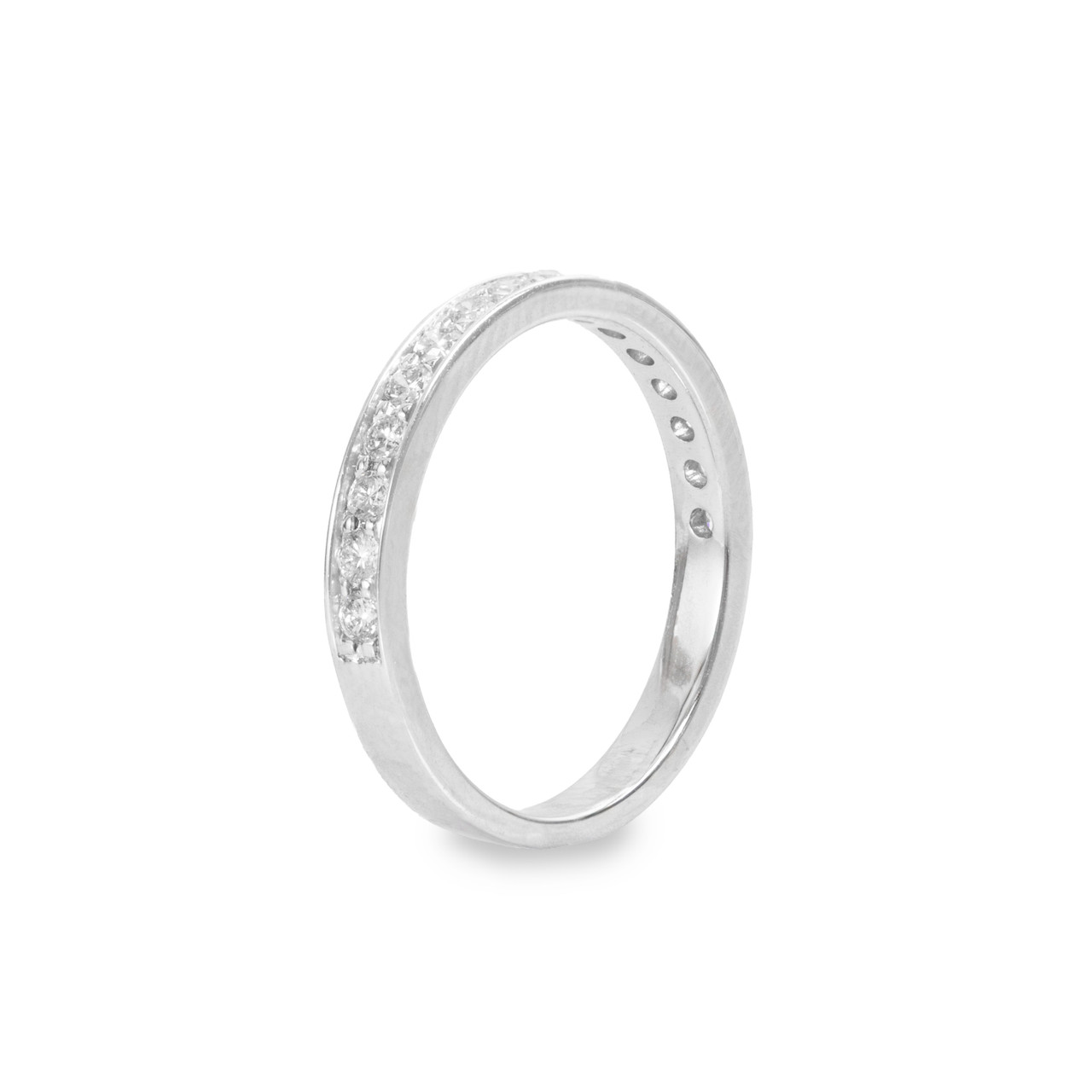 Channel Diamond Wedding Band (0.32tw)