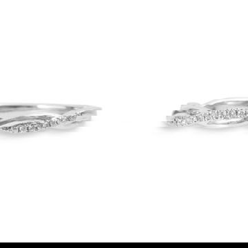 Diamond Twist Wedding Band (0.08TW)