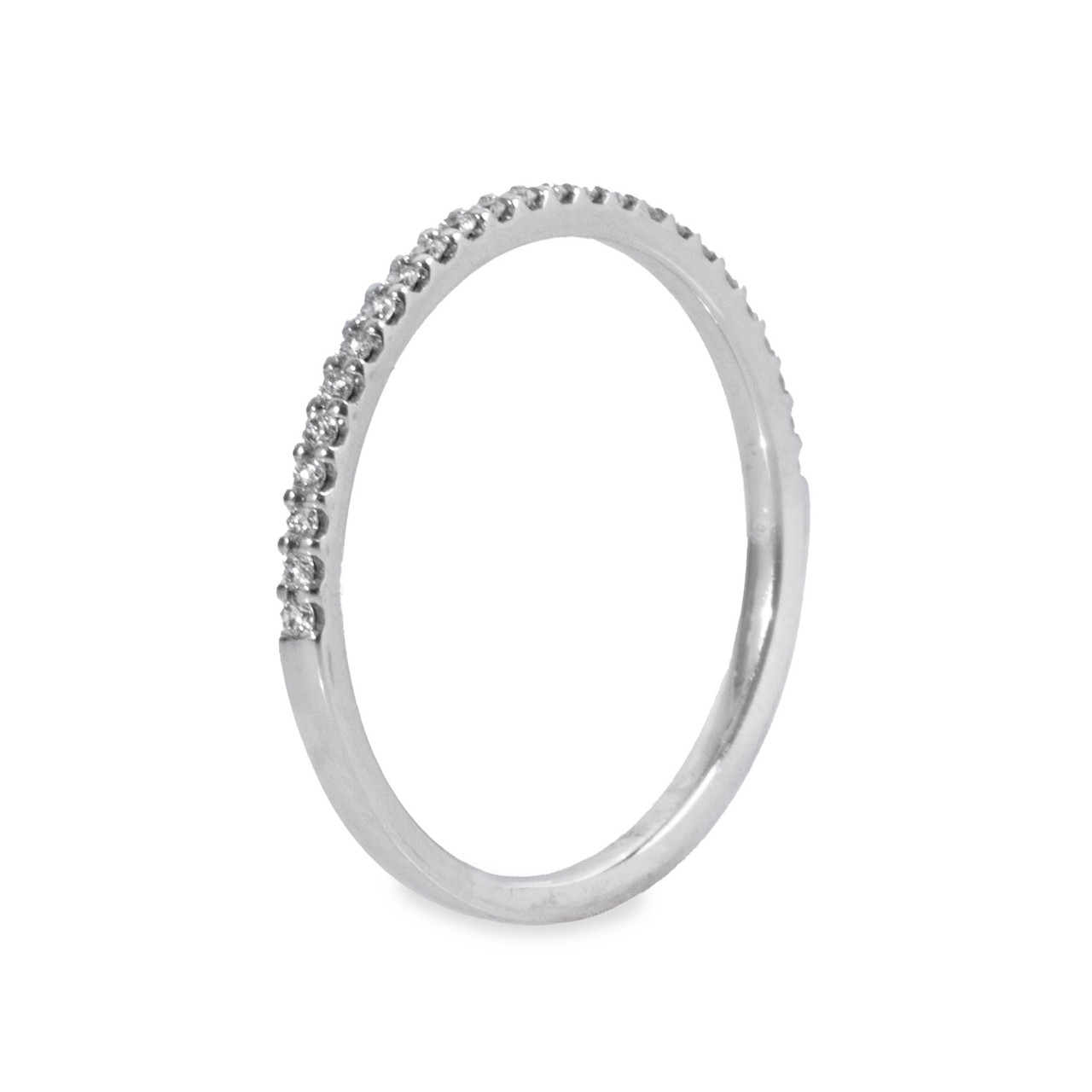 1/2 Way Diamond 1.5mm Wedding Band (0.20tw)