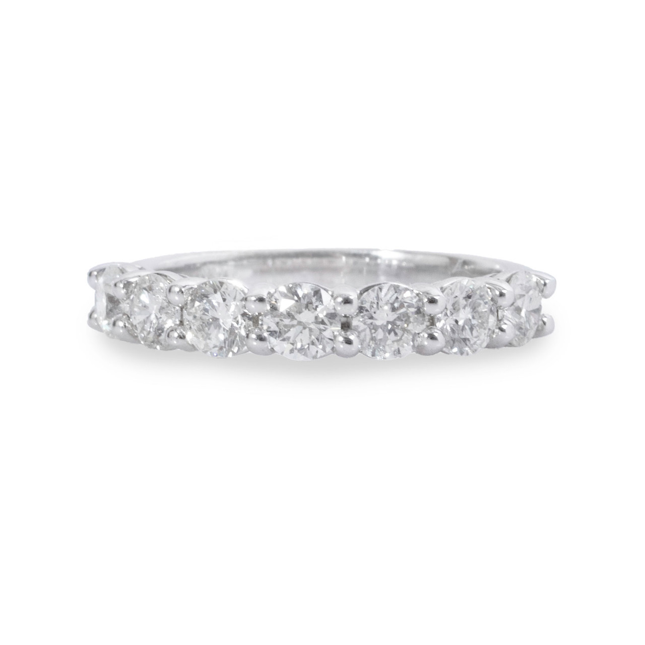 Shared Prong Diamond Wedding Band (1.40tw) 0