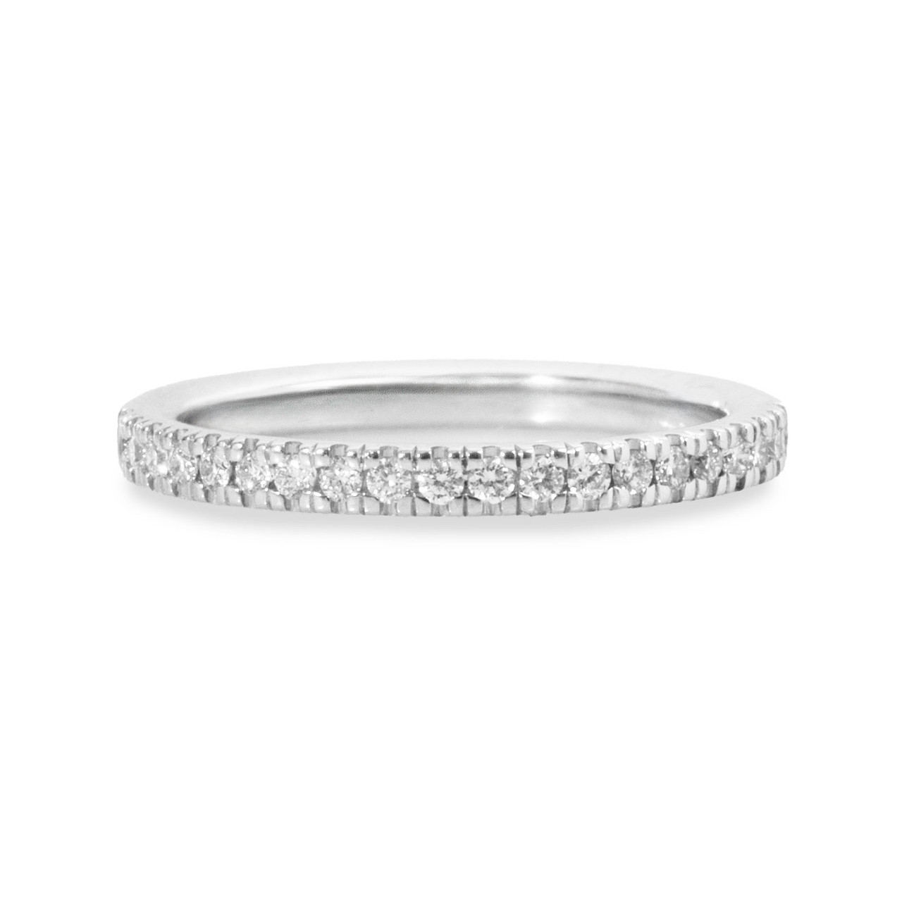 1/2 Way Diamond 2mm Wedding Band (0.20tw)