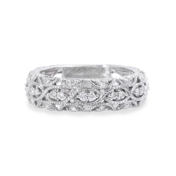 Milgrain Twist Diamond Band (0.33TW)
