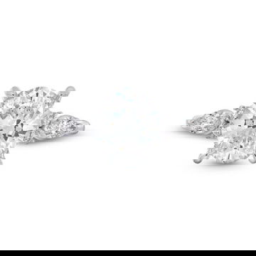 Uneek Marquise Round Side Stone Diamond Engagement Setting