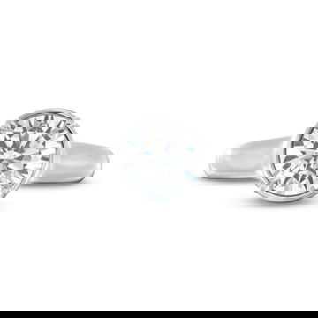 Uneek Round Diamond Under Halo Engagement Setting