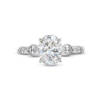 Uneek Horizontal Marquise Bezel Diamond Engagement Setting