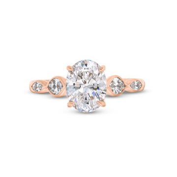 Uneek Horizontal Marquise Bezel Diamond Engagement Setting