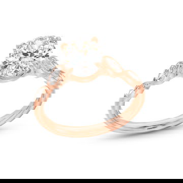 Uneek Horizontal Marquise Bezel Diamond Engagement Setting