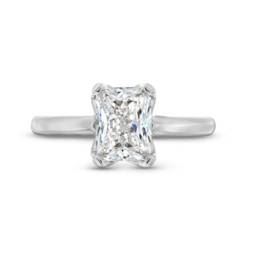 Uneek U-Prong Solitaire Engagement Setting In Yellow Gold 18K