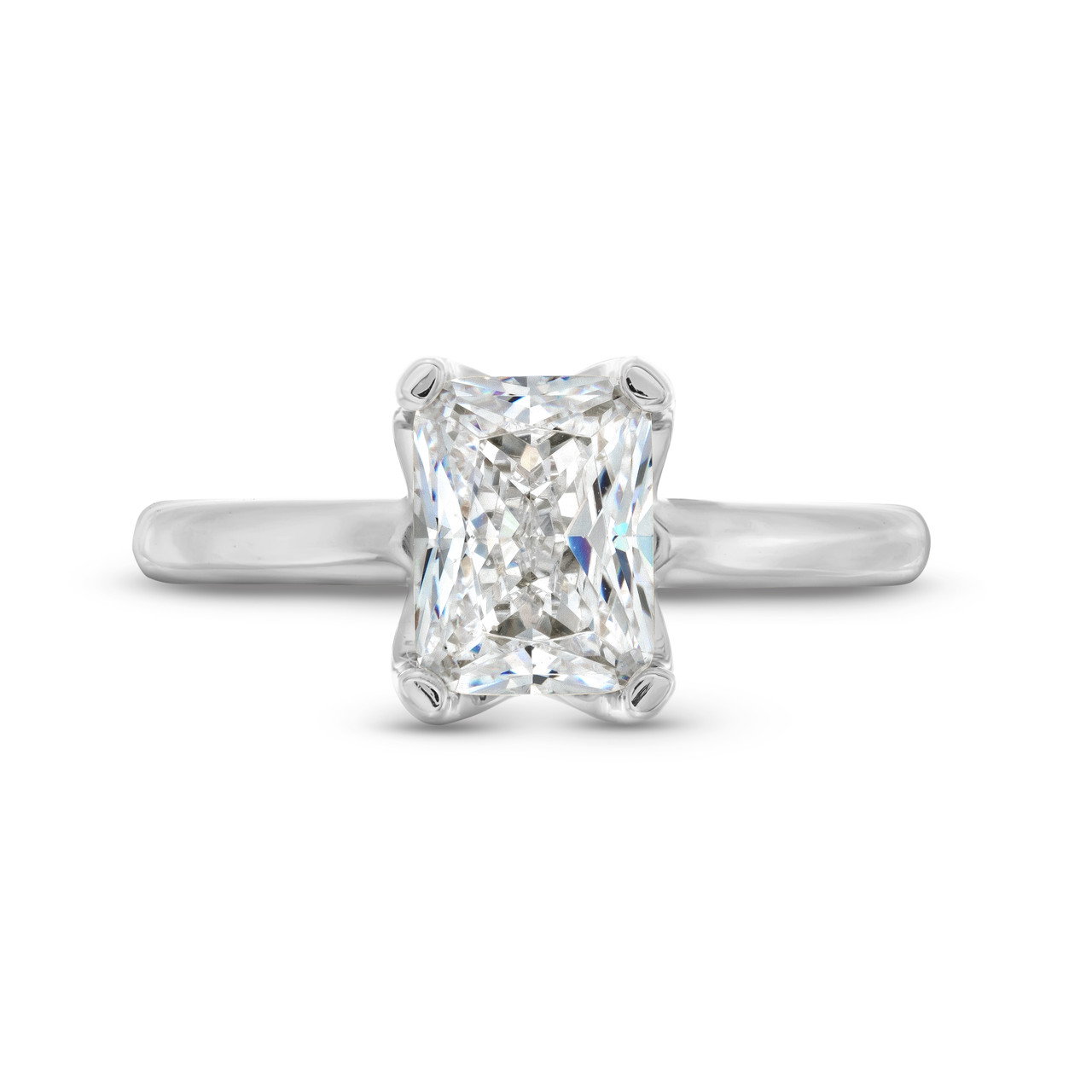 Uneek U-Prong Solitaire Engagement Setting 0