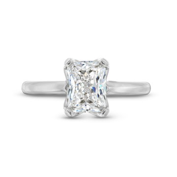Uneek U-Prong Solitaire Engagement Setting In Yellow Gold 18K