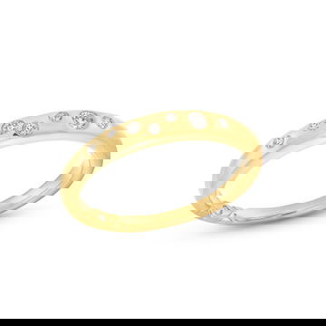 A. Jaffe Scattered Diamond Band