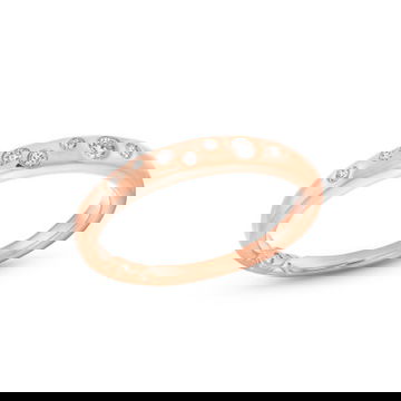 A. Jaffe Scattered Diamond Band