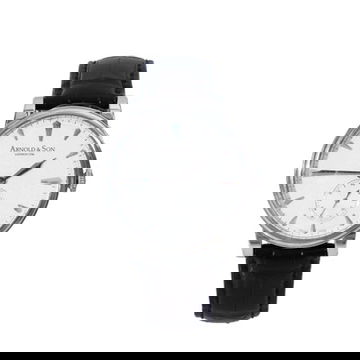 Arnold & Son HMS1 40 White Dial Watch | Stainless Steel 0