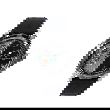 Louis Moinet Mecanograph Black & Silver Dial Watch | Titanium 0