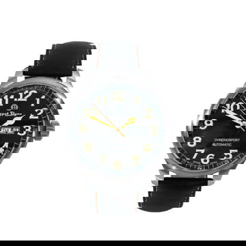 Ernst Benz Chronosport 47 Black Dial Watch | Stainless Steel 0