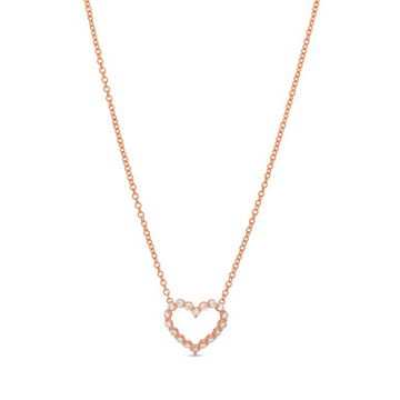 Verragio Medium Diamond Heart Pendant