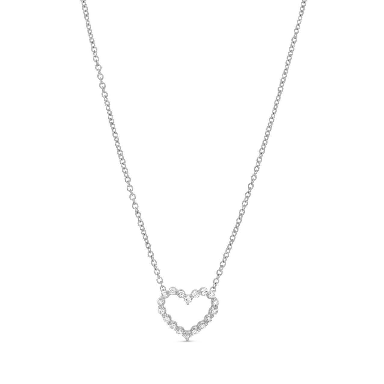 Verragio Medium Diamond Heart Pendant 0