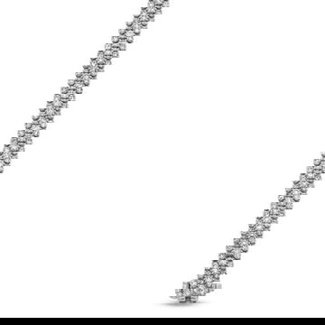 Three Row Diamond Tennis Bracelet