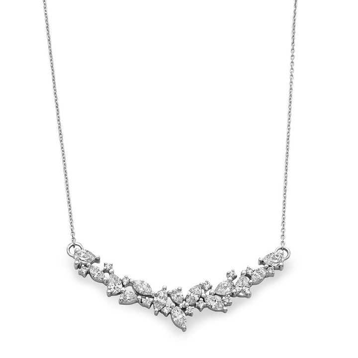 Mixed Shape Diamond Necklace