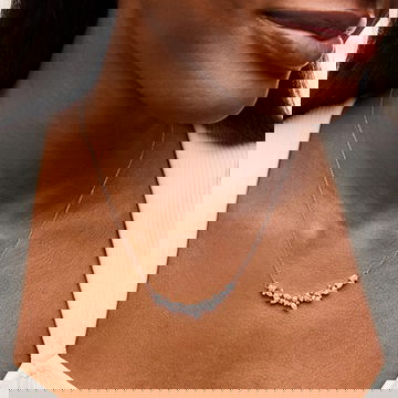 Mixed Shape Diamond Necklace