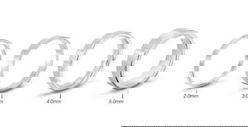 Flat Plain Band (4mm) 10