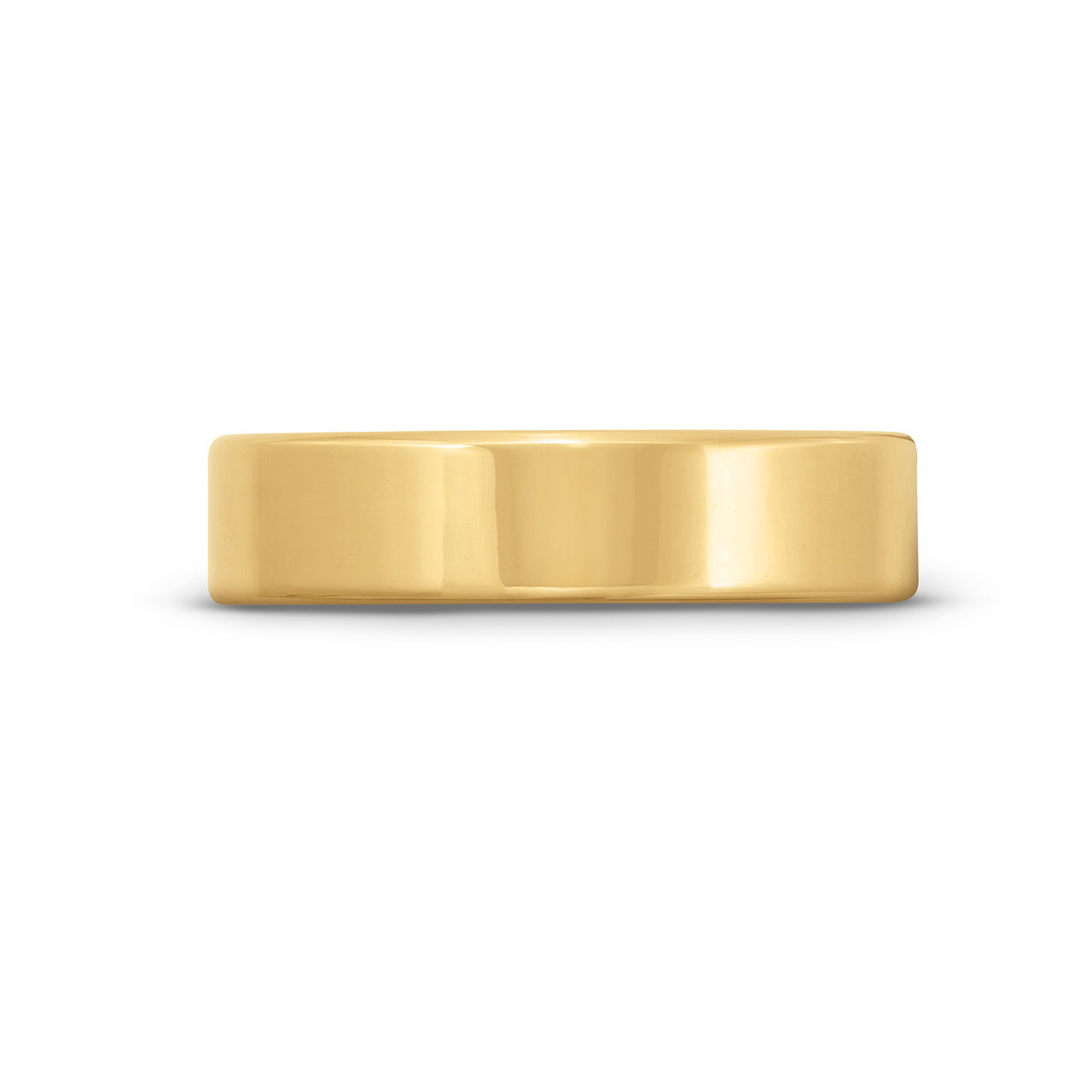 Flat Plain Wedding Band (5mm) 0
