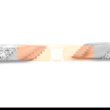 Satin 5mm Diamond Wedding Band