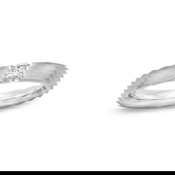 Satin 5mm Diamond Wedding Band