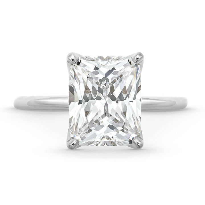 White Gold 14K Sylvie Four Prong Solitaire Engagement Setting