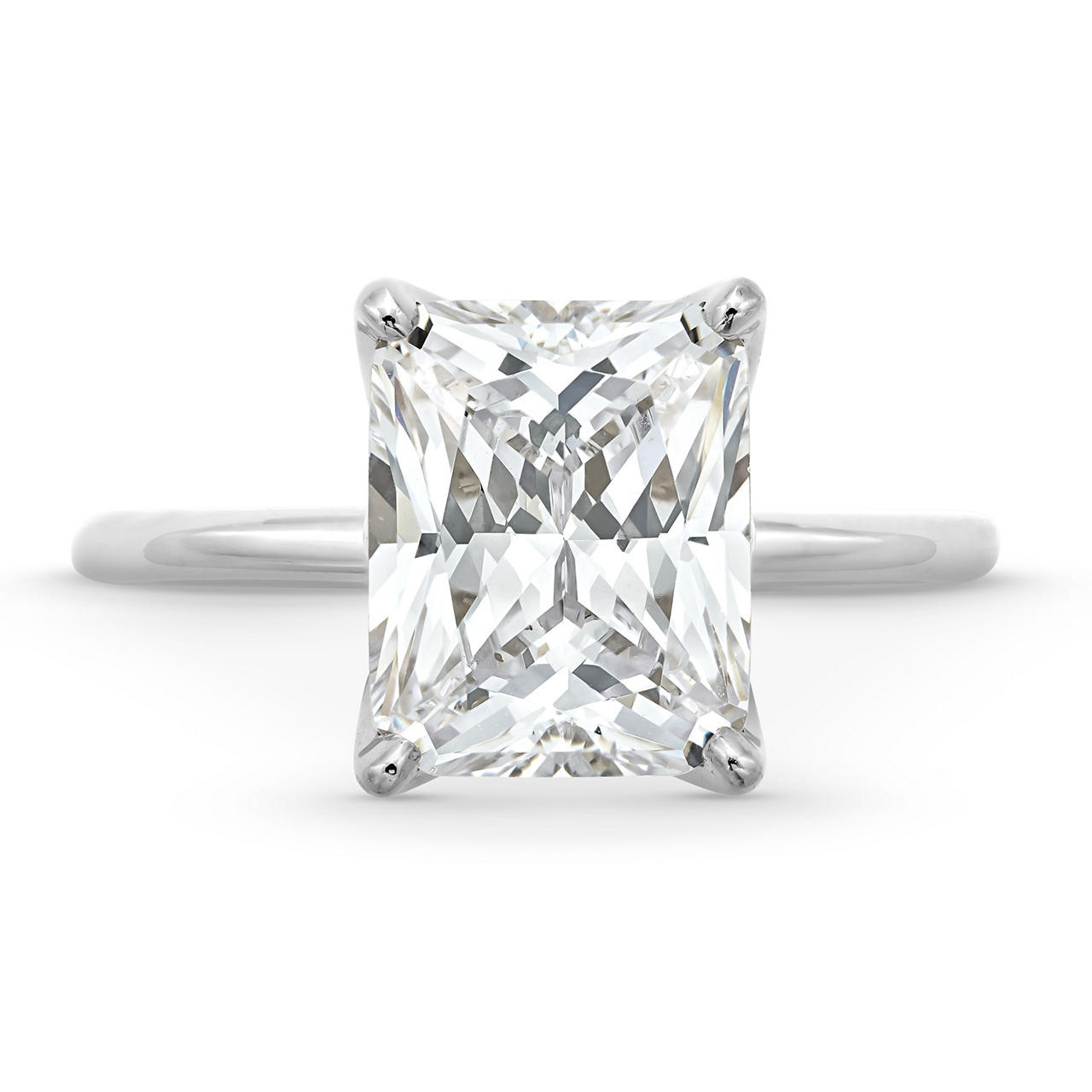 Sylvie Four Prong Solitaire Engagement Setting 0