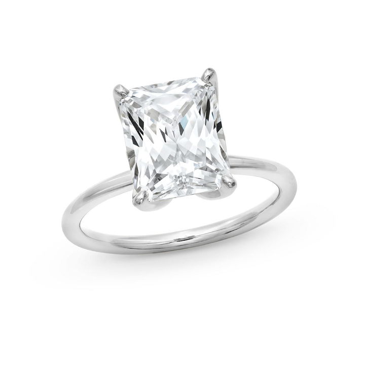 White Gold 14K Sylvie Four Prong Solitaire Engagement Setting