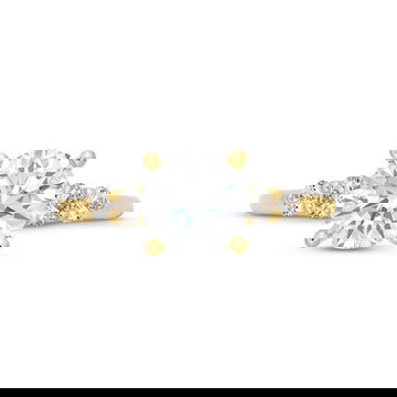 Sylvie Graduated Five Diamond Engagement Setting