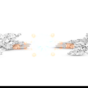 Sylvie Graduated Five Diamond Engagement Setting