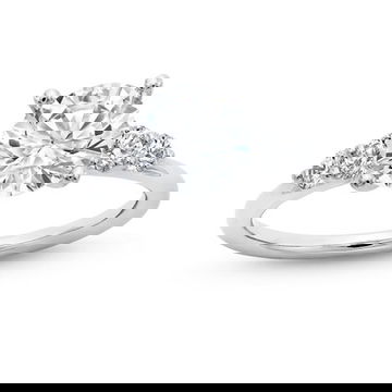 Sylvie Graduated Five Diamond Engagement Setting